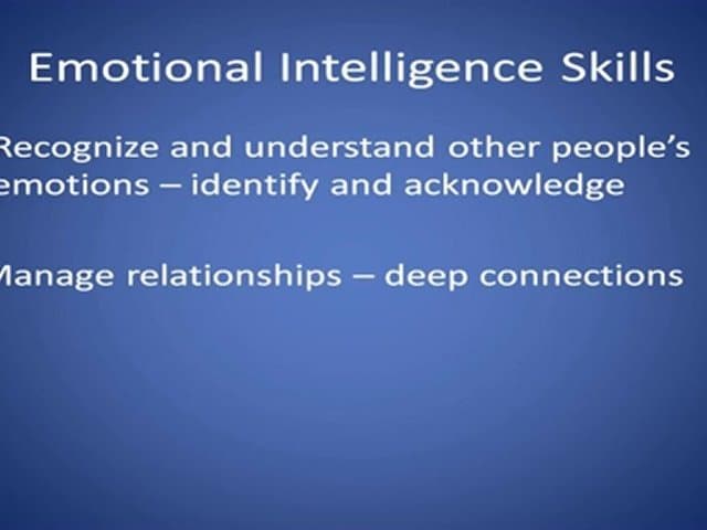 Emotional Knowledge - Vital Supervisor Ability